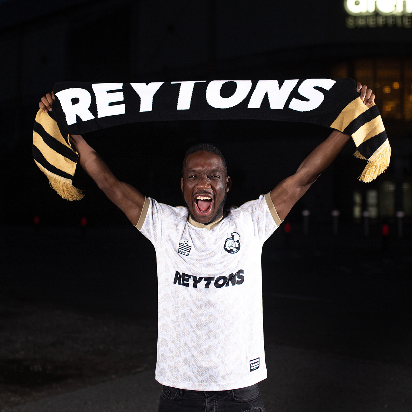 Gold HWFG Football Scarf