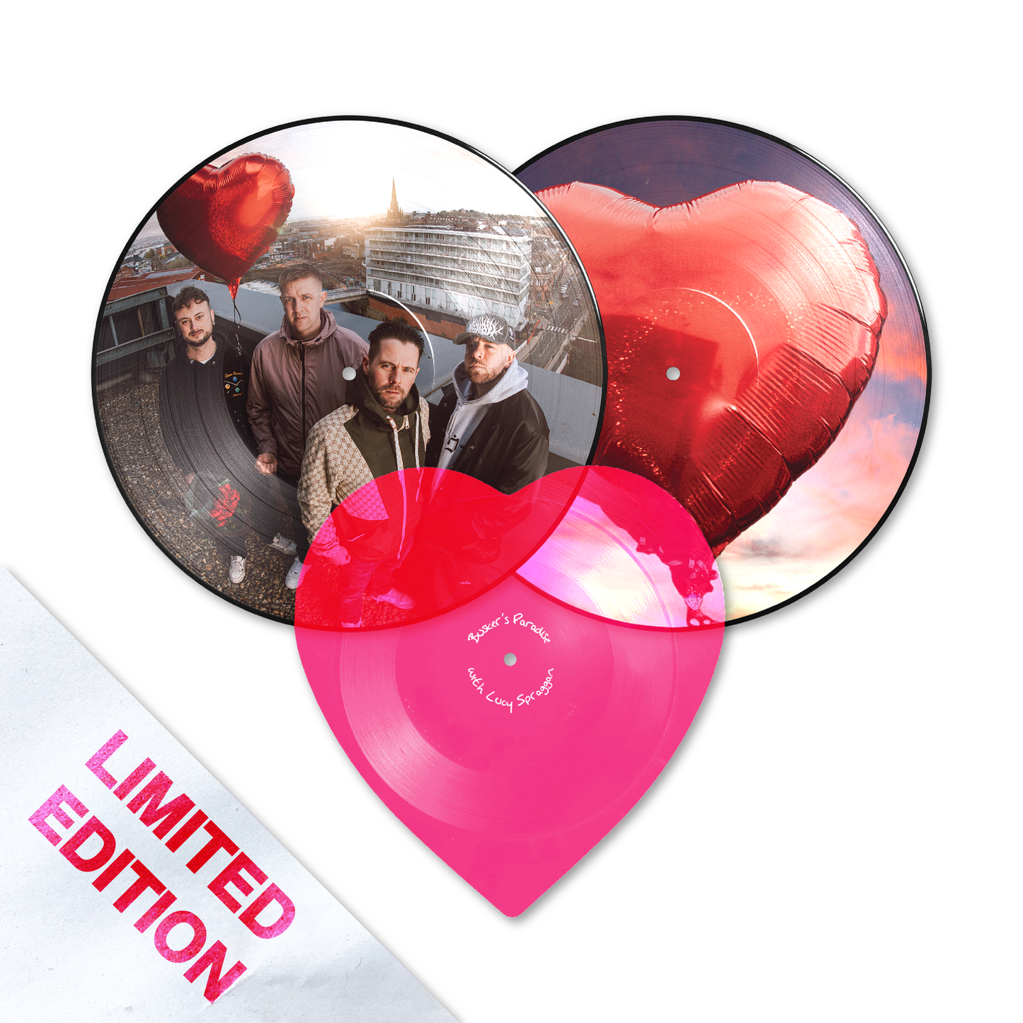 A Love Letter To A Broken Town - Heart Shaped Vinyl & Picture Disc
