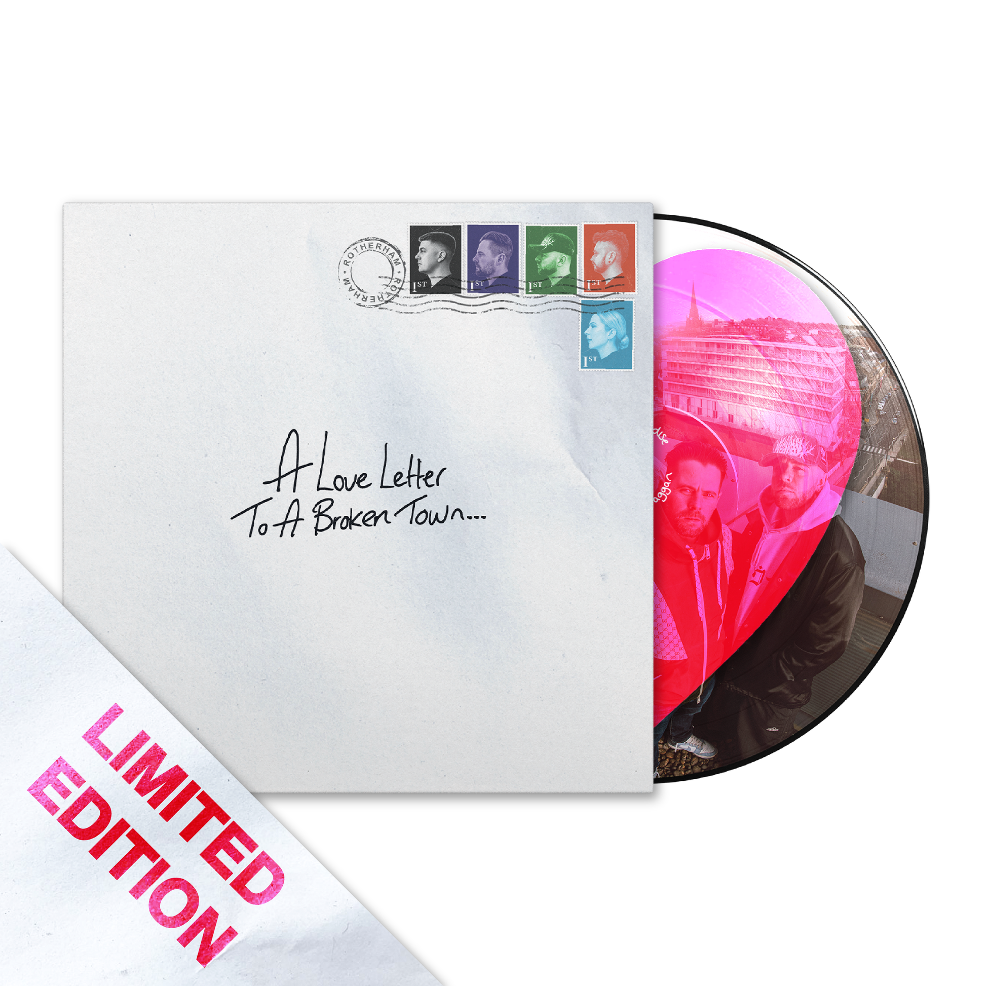 A Love Letter To A Broken Town - Heart Shaped Vinyl & Picture Disc