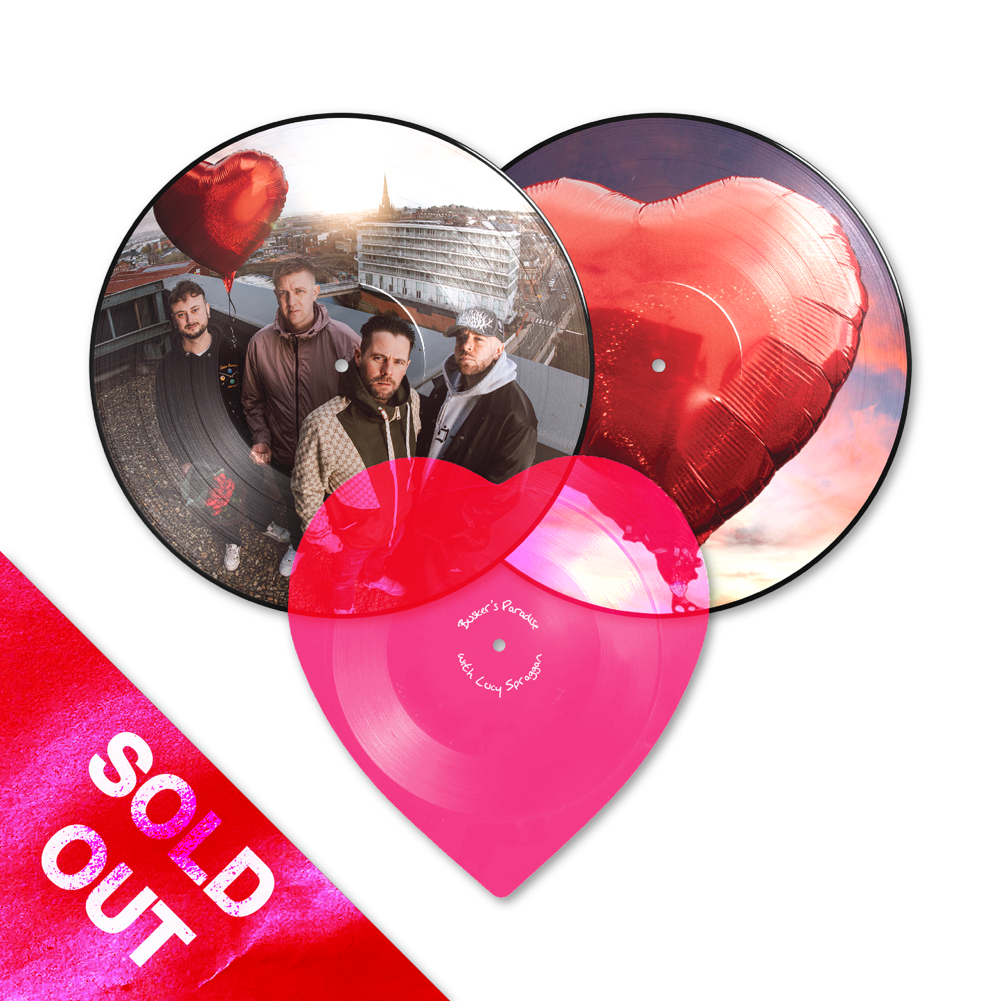 A Love Letter To A Broken Town - Heart Shaped Vinyl & Picture Disc
