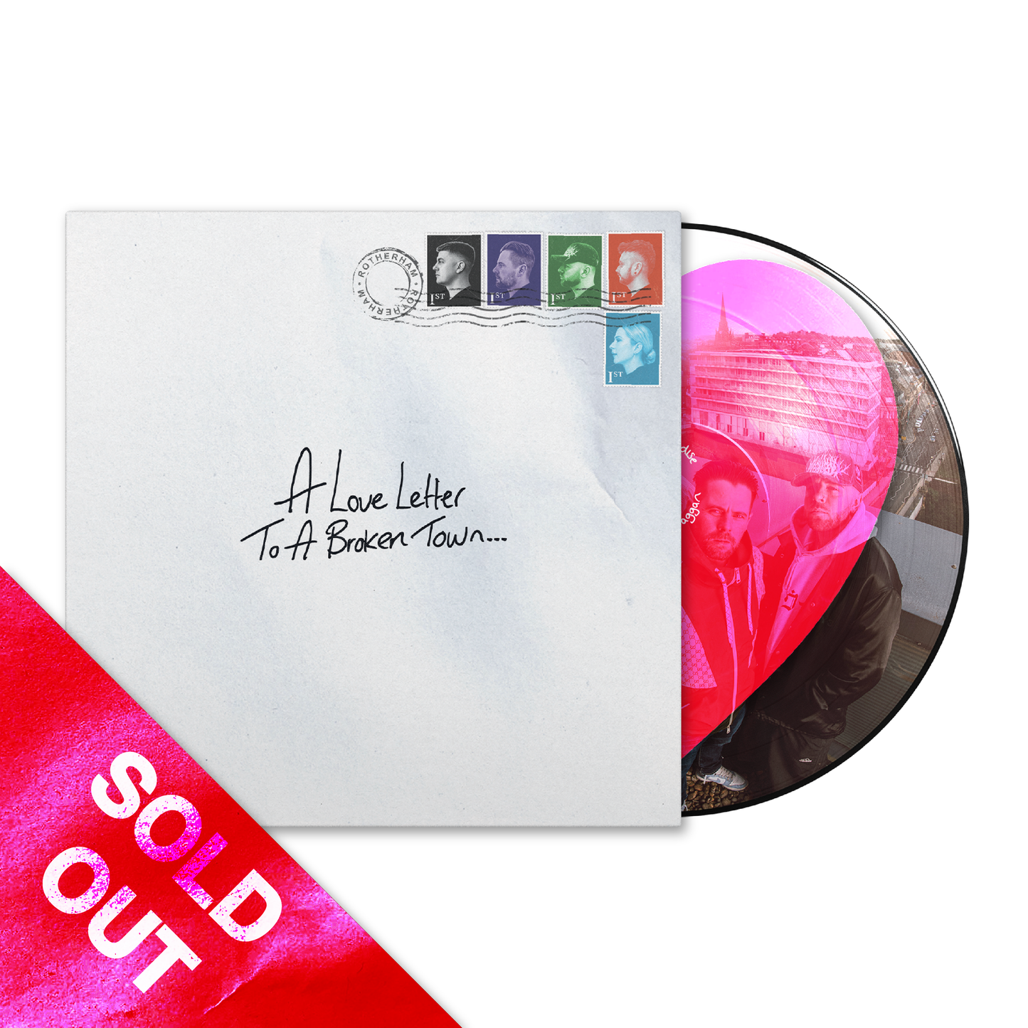 A Love Letter To A Broken Town - Heart Shaped Vinyl & Picture Disc