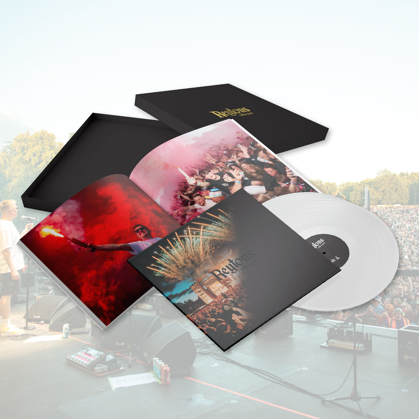 Premium Colour-Changing White Double Vinyl + CD Bundle - Clifton Park